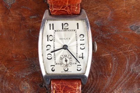 40's rolex tank watch